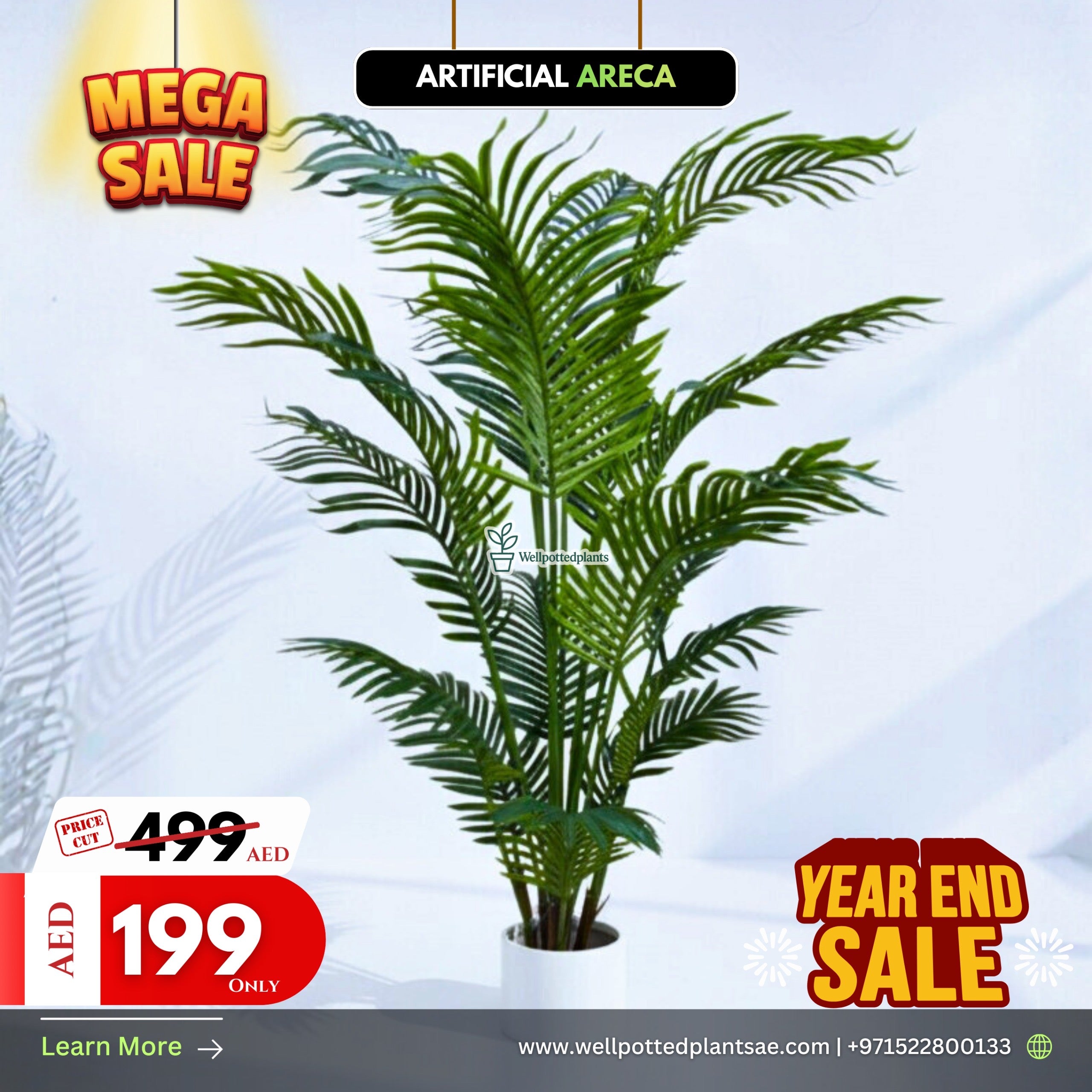 Mega Sale Artificial Plant Areca