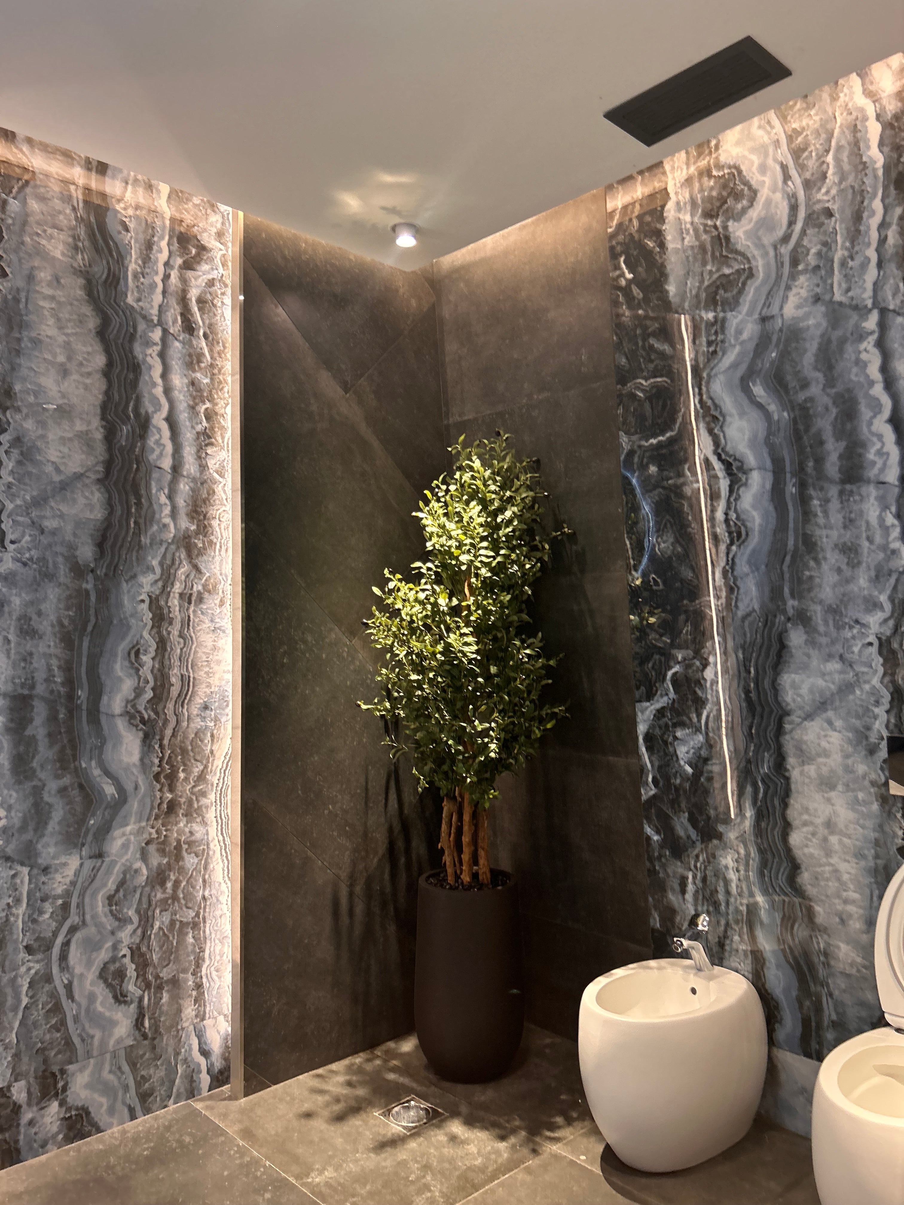 Artificial Olive Premium in Black Fiber Matte New