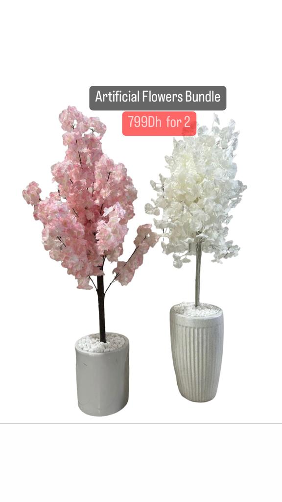 Artificial 2Flowers Bundle