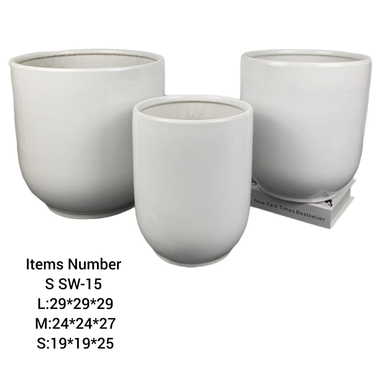 Ceramic Pot Each Big 30x30cm