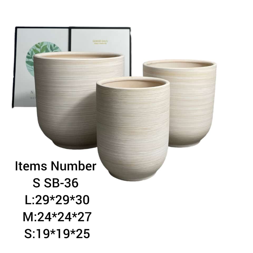 Ceramic Pot Each Big 30x30cm
