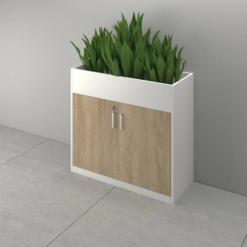 Office Cabinet White L100xW40xH100