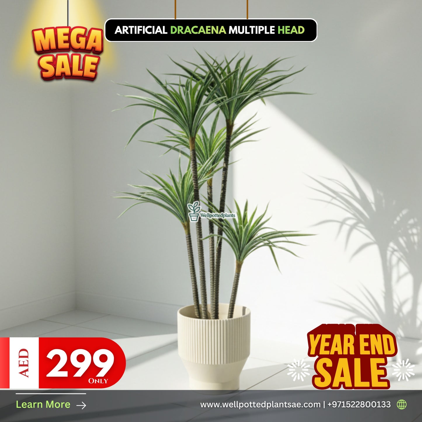 Mega Sale artificial plant Dracaena