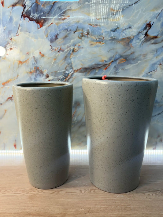 Grey Pebble Ceramic Pot