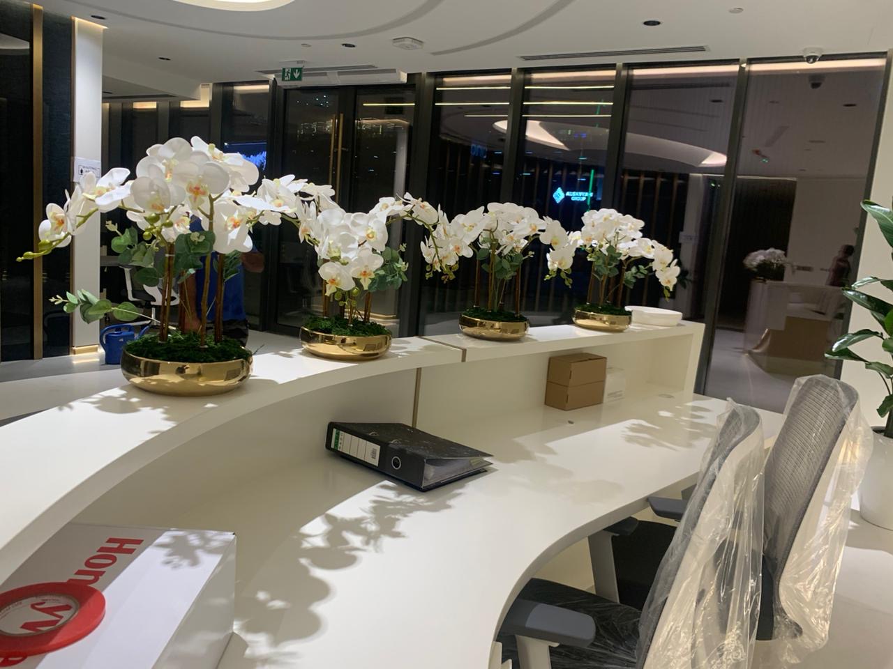 Artificial Orchid Premium Each Pot Indoor Plants UAE