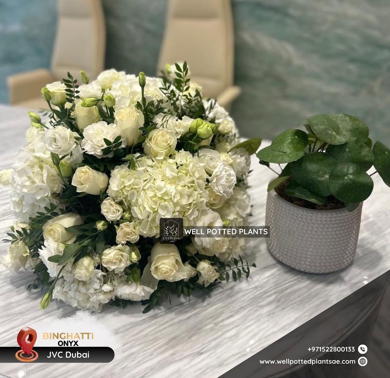 Flower Arrangements Artificial Indoor Plants UAE