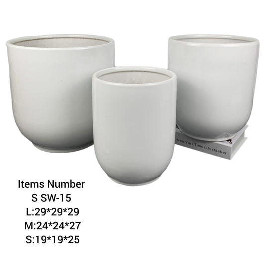 Ceramic Pot Each Big 30x30cm