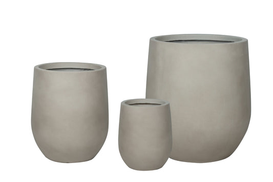 Beige Fiber 40cmx 30cm Pot Premium Collection