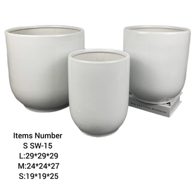 Ceramic Pot Medium 25*25cm