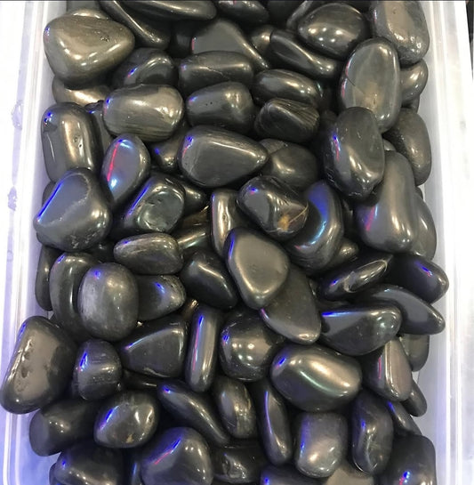 Black Stones Pebbles 1 bag 22 liters