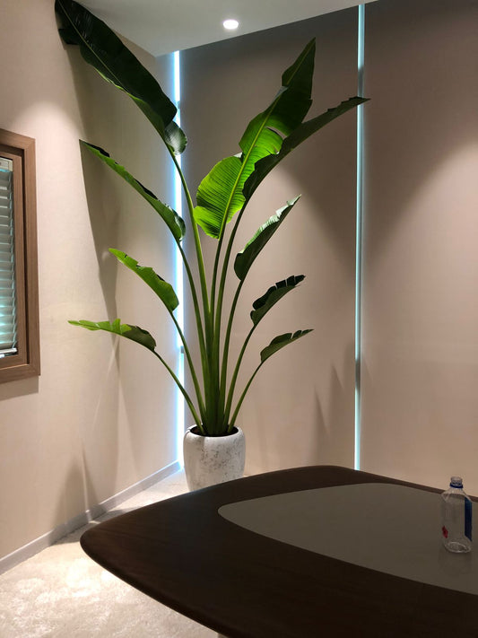 Travellers Palm in marble 3.5m