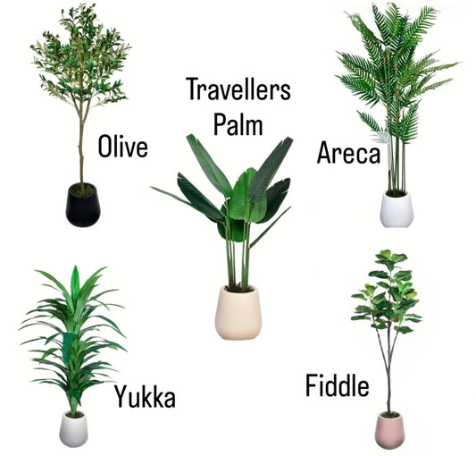 Artificial Plants Bundle of 5pcs