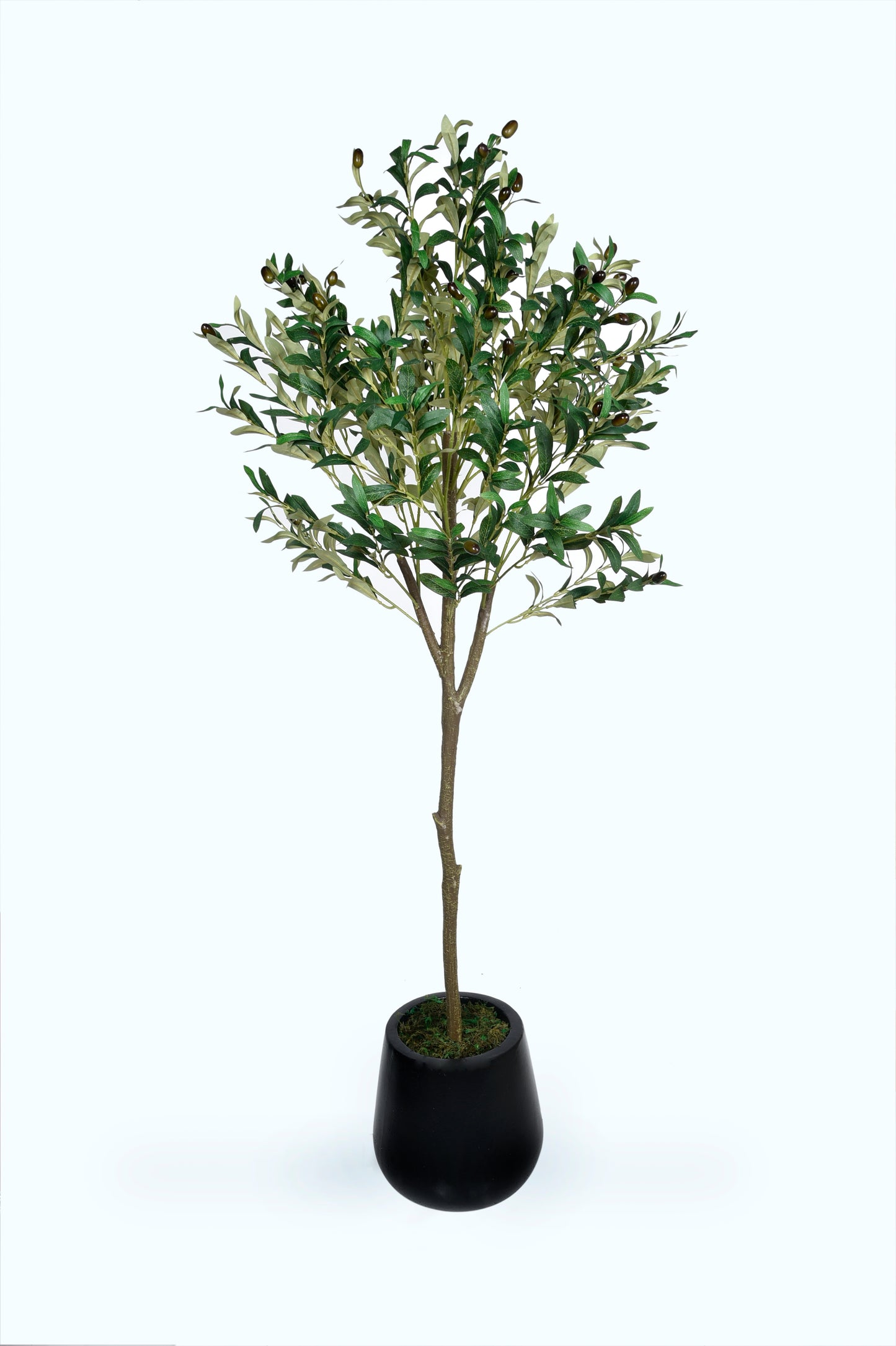 Artificial Olive in Fiber Pot